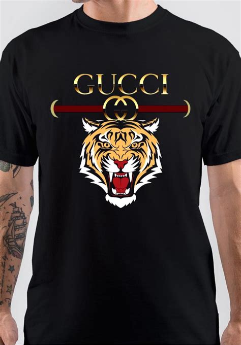 t shirt gucci uomo tigre|gucci tiger t shirt.